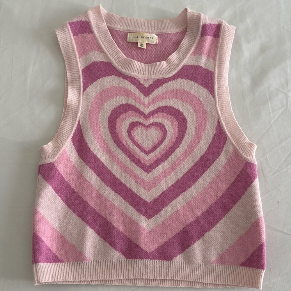 LA Hearts by PacSun Women's Pink Crop-top